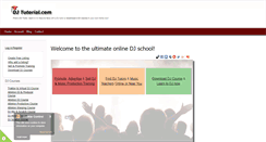Desktop Screenshot of djtutorial.com